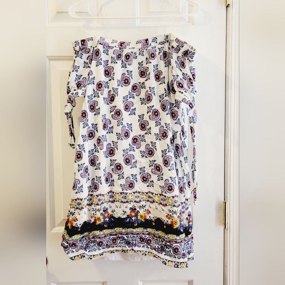 Off The Shoulder Large Hippie Dress